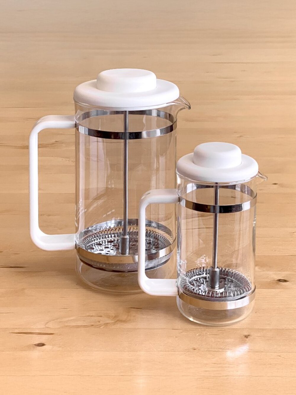 Vintage Classic Bodum Bistro 8-cup + 3-cup French Press Coffee Maker Set